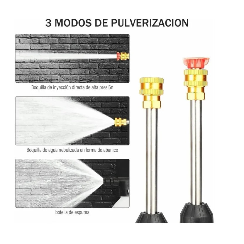 ⚡Hidrolavadora Portátil Recargable con Maletín + Batería Incluida 🔋