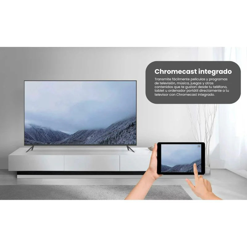 ONN Google TV 📺 - 4K - Streaming 📶+ 800 Canales Gratis en HD
