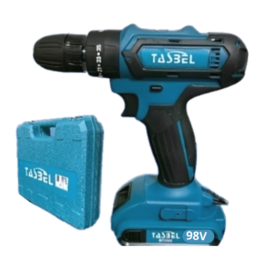 Taladro Atornillador Inalámbrico Recargable 2 Baterias🔋+24 Piezas de Regalo 🎁