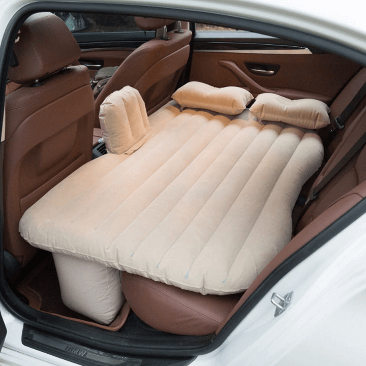 Colchon 🛏 Inflable para Automovil 🚗 + Inflador Eléctrico