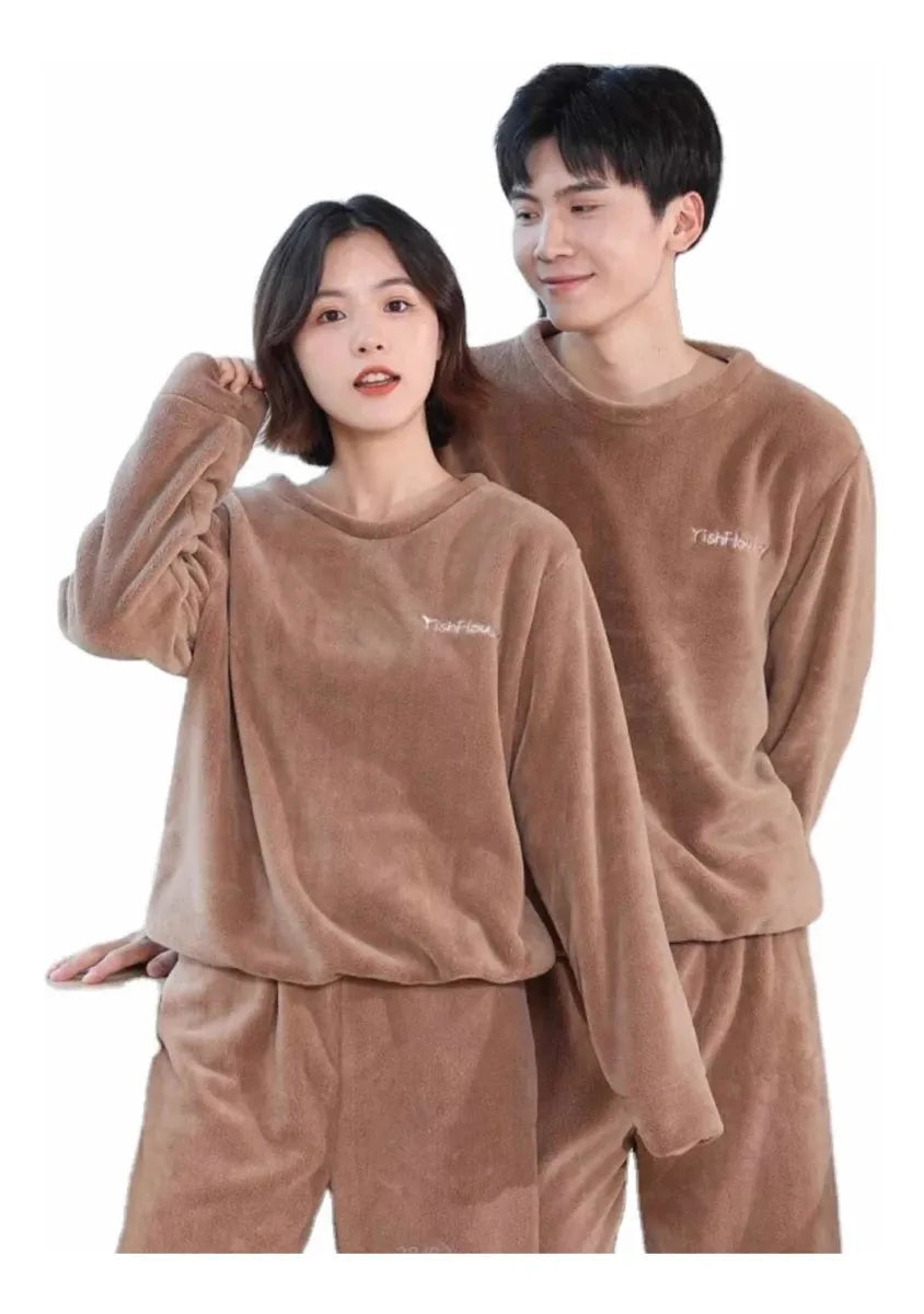 Pijama Conjunto De Invierno Plush Unisex