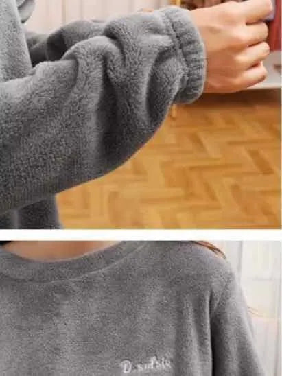 Pijama Conjunto De Invierno Plush Unisex