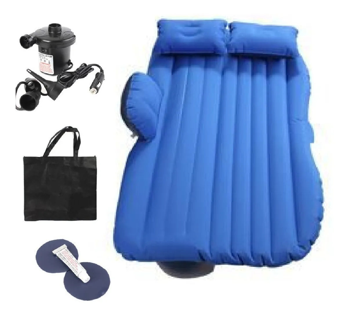 Colchon 🛏 Inflable para Automovil 🚗 + Inflador Eléctrico