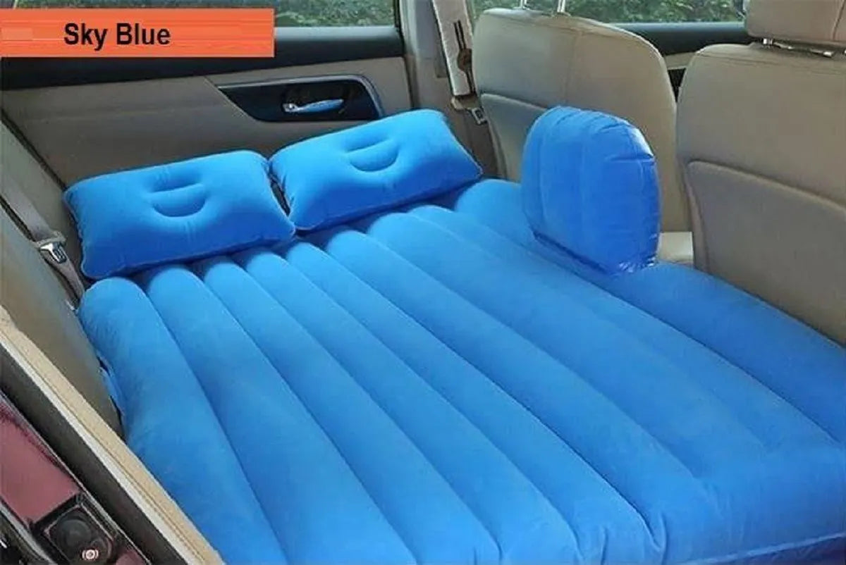 Colchon 🛏 Inflable para Automovil 🚗 + Inflador Eléctrico