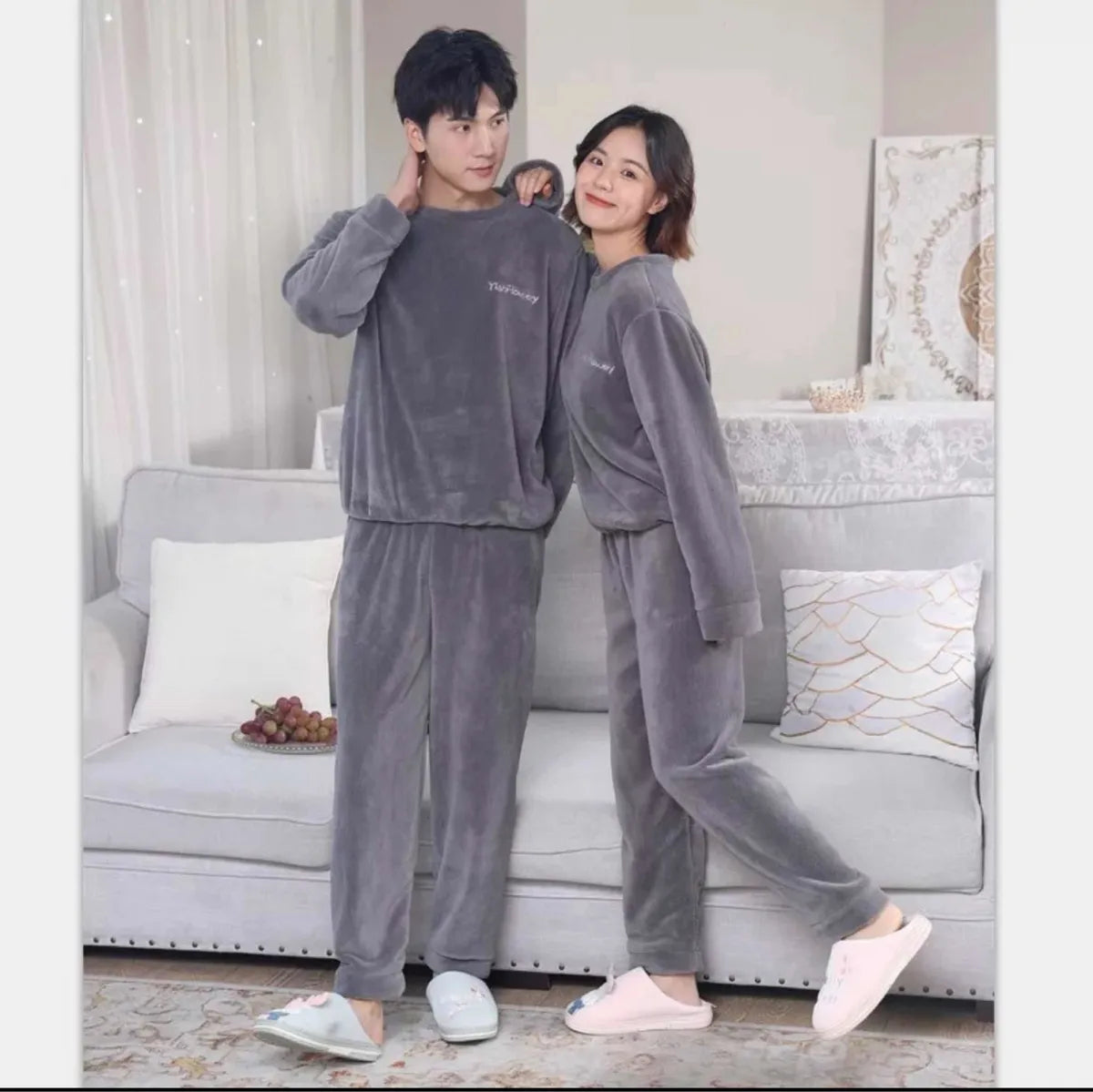 Pijama Conjunto De Invierno Plush Unisex