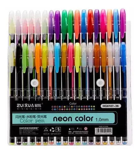 Set de Colores De Gel - Neon Color 🔴🟠🟡🟢🔵🟣