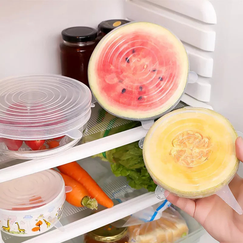 Tapas Silicona para Alimentos (6 Unidades)