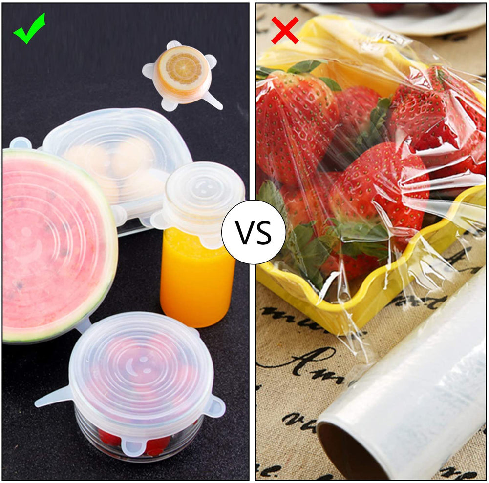 Tapas Silicona para Alimentos (6 Unidades)