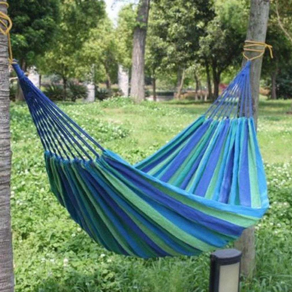 Hamaca 2 Plaza 🏞 Portatil 🏕 + Accesorios 🏖
