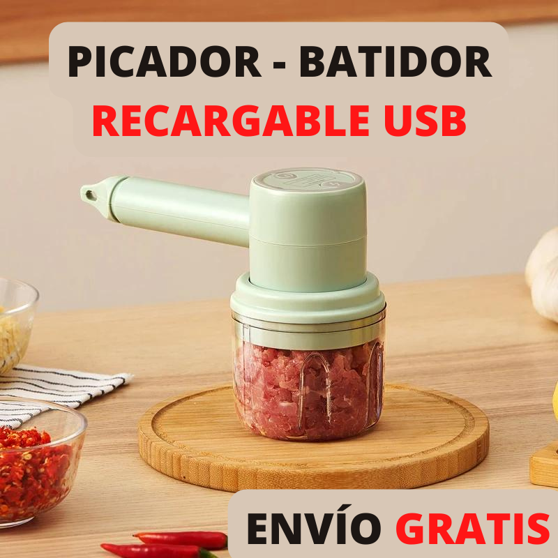 🏆 Batidor / Picador 2 en 1 Multifuncional