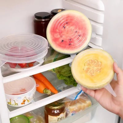 Tapas Silicona para Alimentos (6 Unidades)