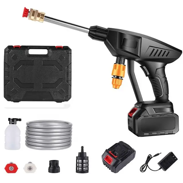 ⚡Hidrolavadora Portátil Recargable con Maletín + Batería Incluida 🔋