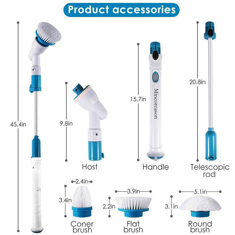 Cepillo eléctrico Portátil Hurricane Spin 🚽🛁