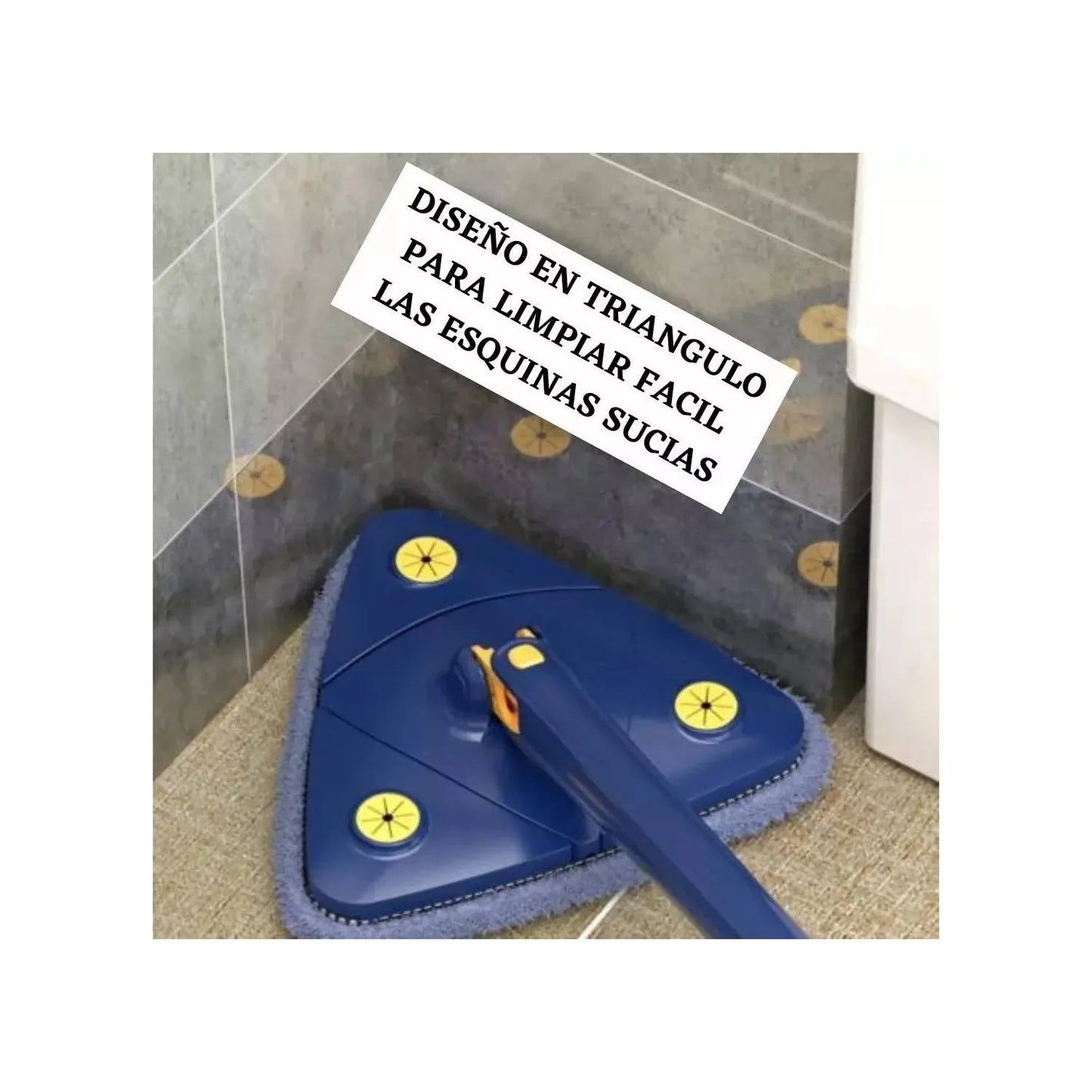 ✨ Mopa Triangular 360° Giratoria MULTIUSOS💦