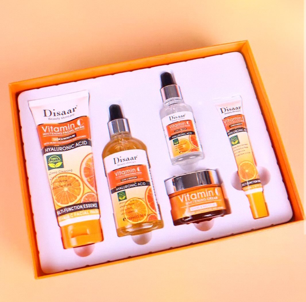 🌸Set Completo de Cuidado Facial | 🌟Aclarante+Hidratante💧+Antiarrugas 🍊