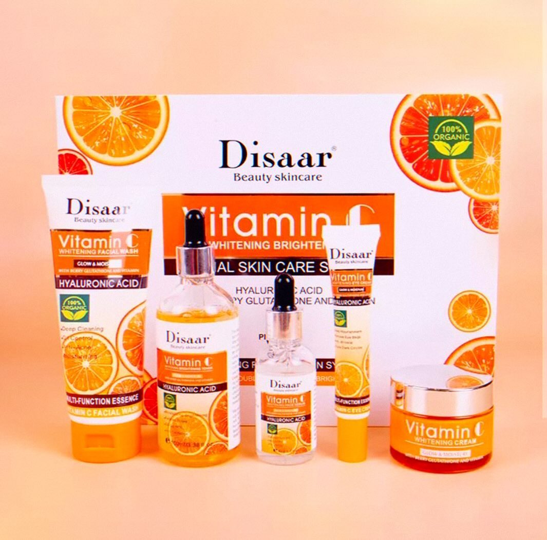 🌸Set Completo de Cuidado Facial | 🌟Aclarante+Hidratante💧+Antiarrugas 🍊