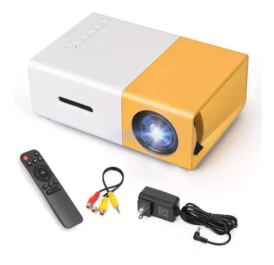 Mini Proyector Led HD Portátil Av HDMI LCD + Control Remoto