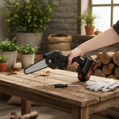 ⚡🪚Motosierra Inalámbrica PREMIUM + 🔋1 BATERIA ADICIONAL DE REGALO🎁