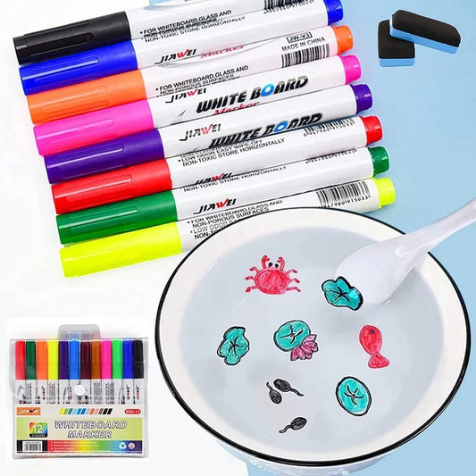 Marcadores Mágicos  💧🟡🔴🟢🟣🔵  Pintura al agua para niños 👶